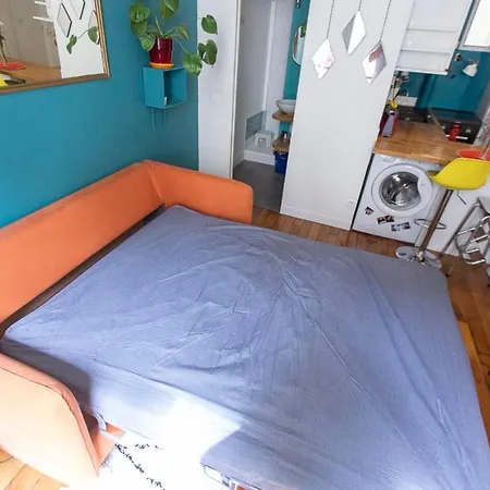 アパート Superb Apartment In Paris Near Buttes-Chaumont