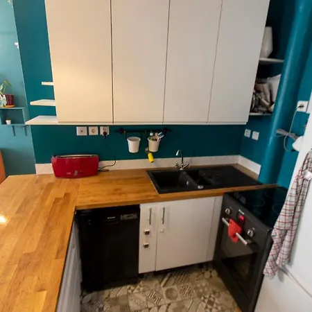 アパート Superb Apartment In Paris Near Buttes-Chaumont